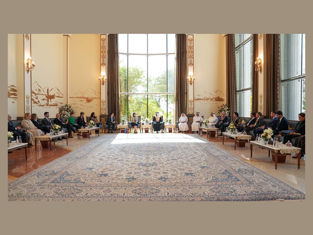 Ras Al Khaimah Ruler receives EU ambassadors' delegation