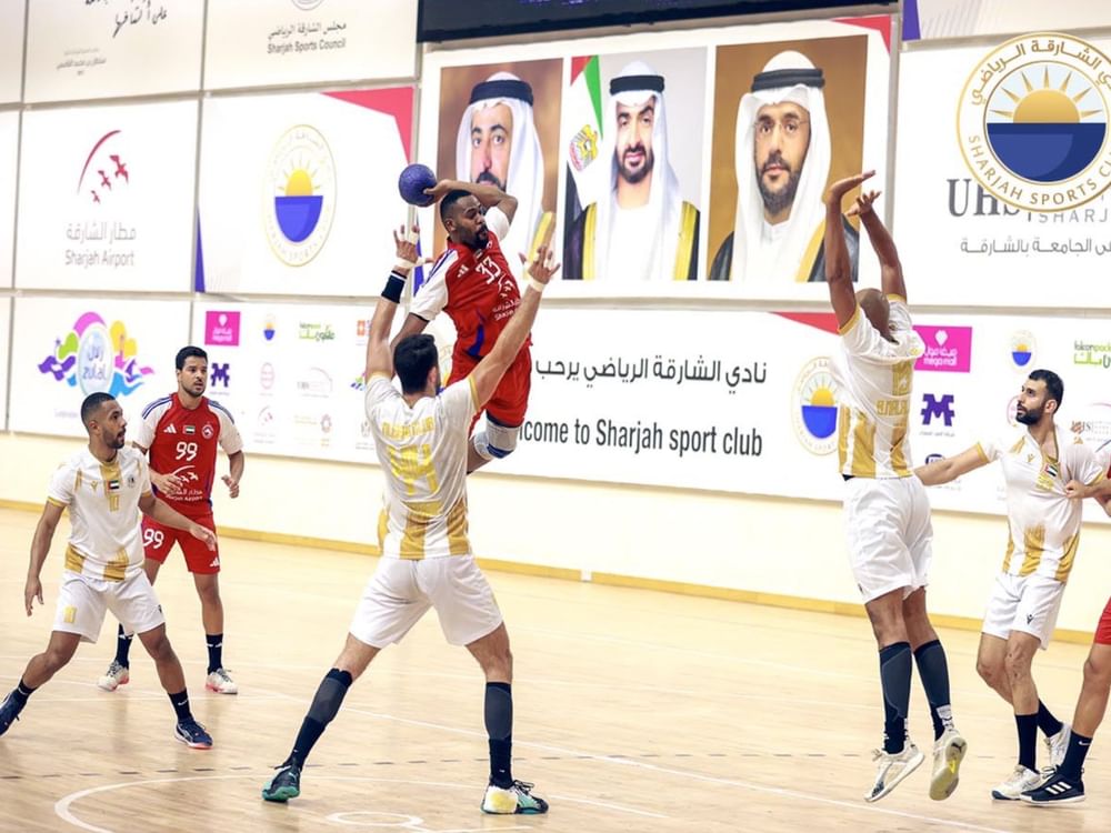 الشارقة يتصدر الدورة المجمعة الأولى لنهائي دوري اليد