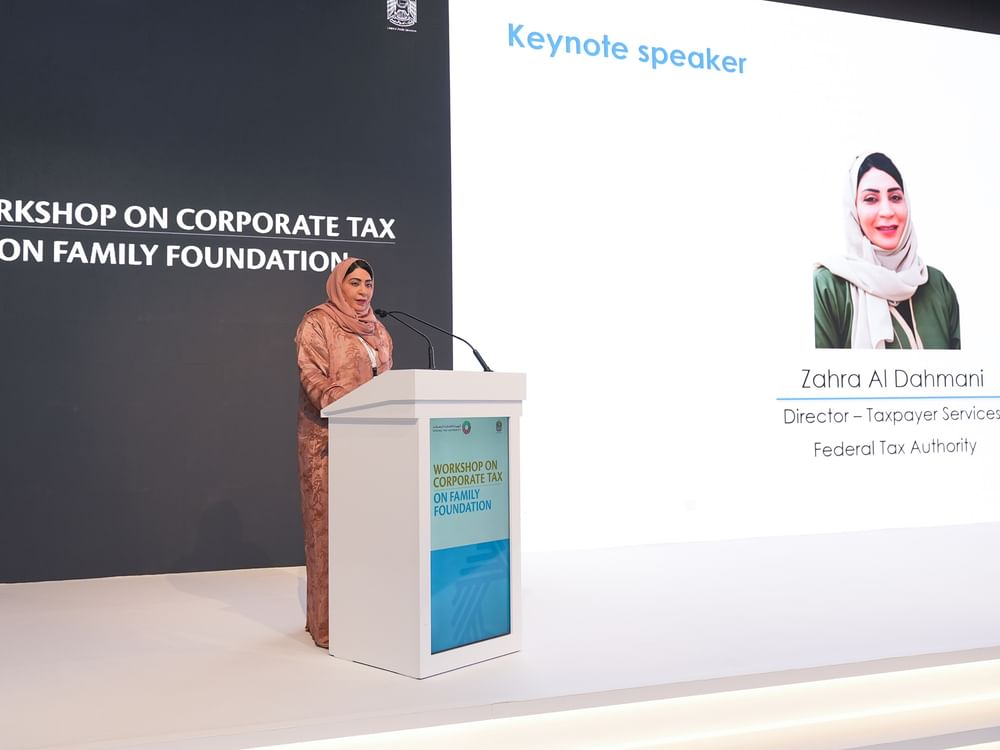Federal Tax Authority holds workshop on Corporate Tax for Family Foundations