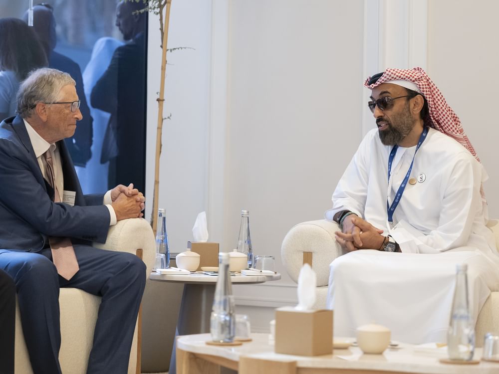 Tahnoun bin Zayed meets Bill Gates on sidelines of COP28 in Dubai