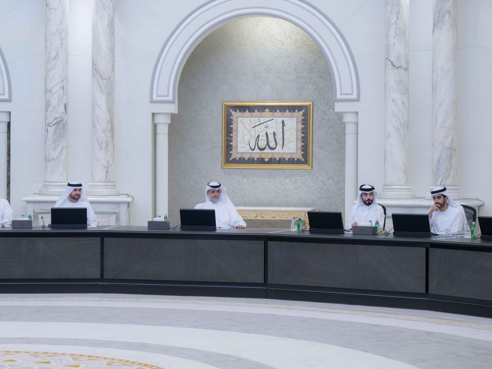 ولي عهد الشارقة يترأس اجتماع المجلس التنفيذي