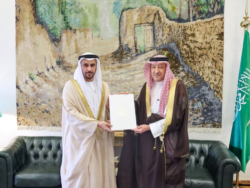 UAE President sends written message to the Custodian of the Two Holy Mosques including an invitation to attend 2026 UN Water Conference