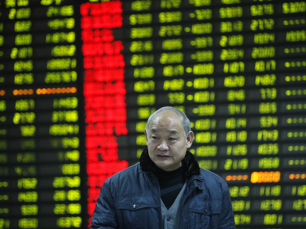 中国股指连续6日亏损后今日出现反弹