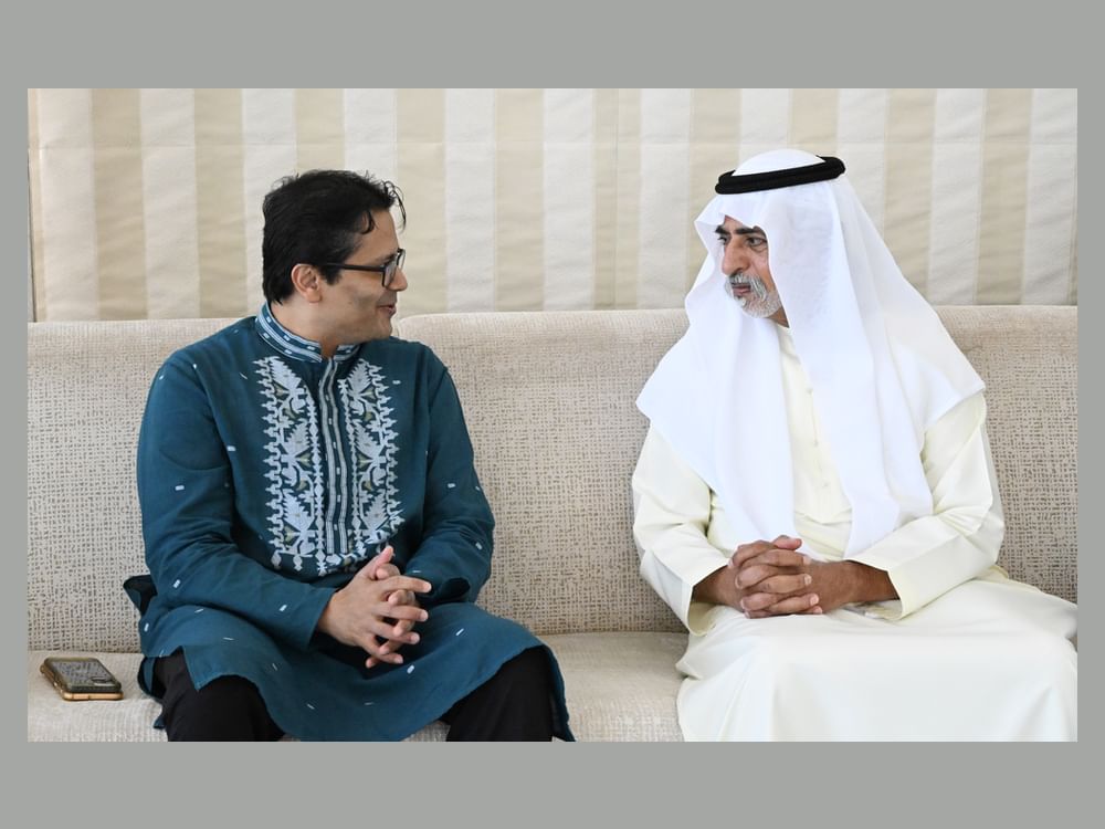Nahyan bin Mubarak recebe enviado especial do primeiro-ministro de Bangladesh