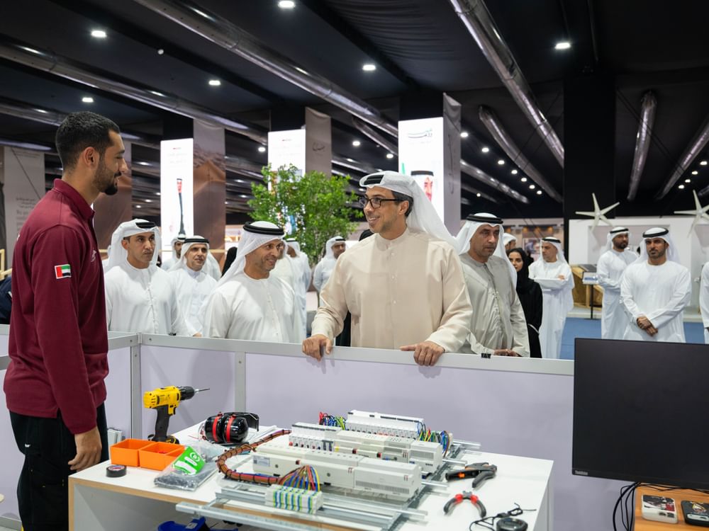Mansour bin Zayed visits Sheikh Zayed Summer Festival, meets UAE team participating in WorldSkills competition