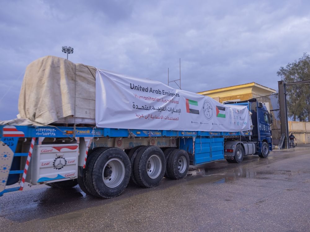 UAE aid convoys to Gaza continue under 'Operation Chivalrous Knight 3'