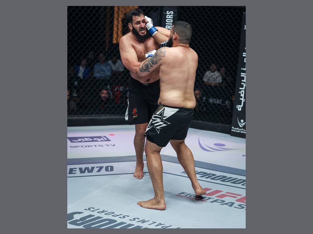 Brazil’s Neves crowned heavyweight champion of UAE Warriors 70