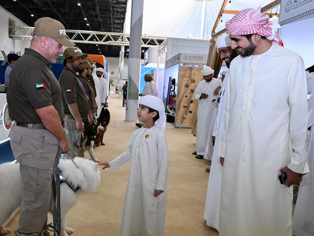 شرطة أبوظبي تشارك في المعرض الدولي للصيد والفروسية