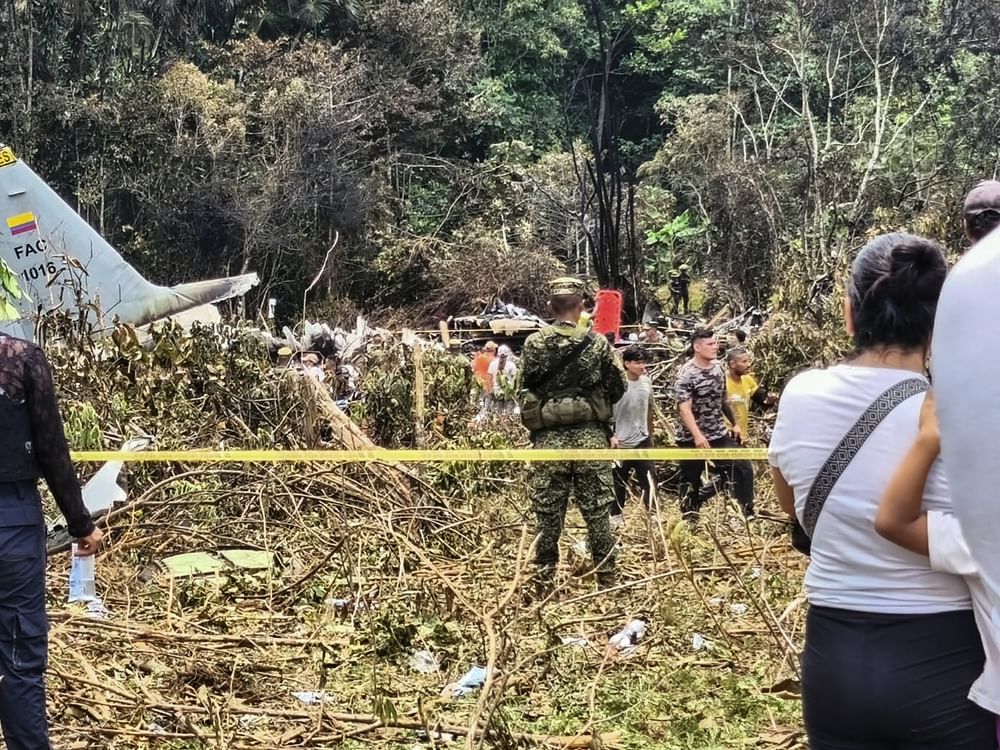 At least 66 killed in Colombia military plane crash
