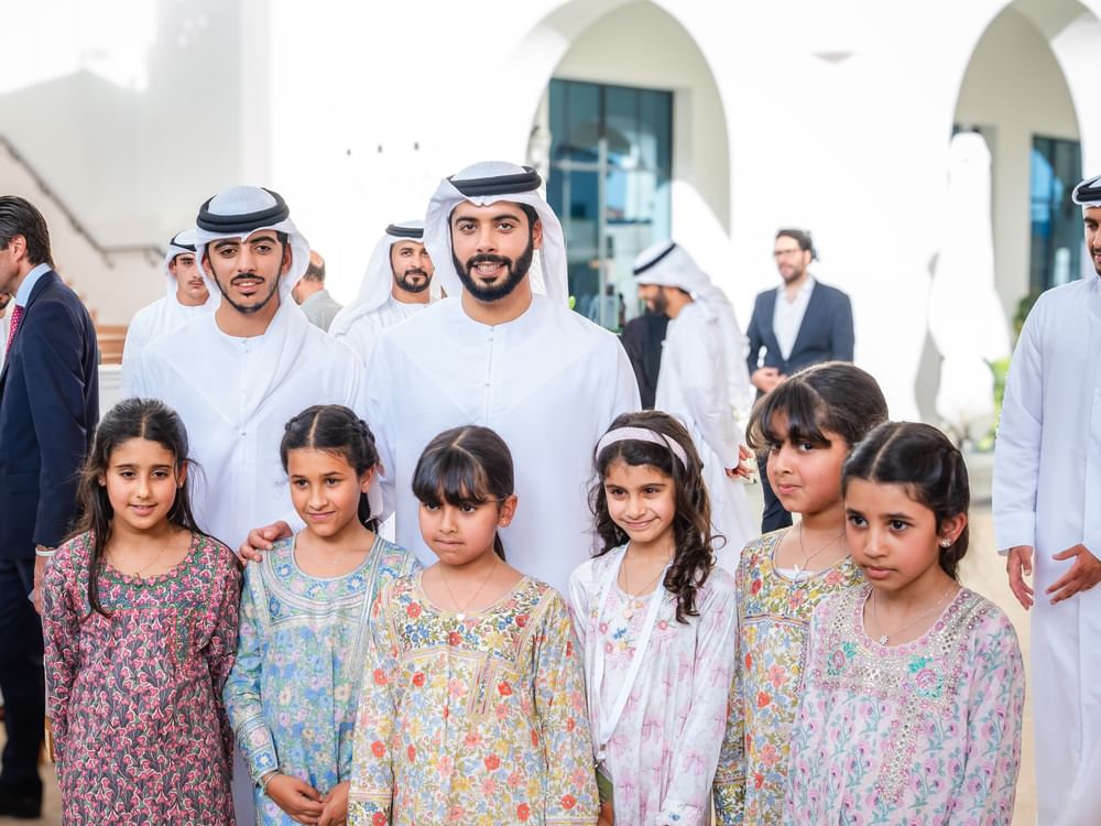 Hazza bin Hamdan bin Zayed, Rashid bin Hamdan bin Zayed inaugurate 'Emirates Signature: Building Together' exhibition