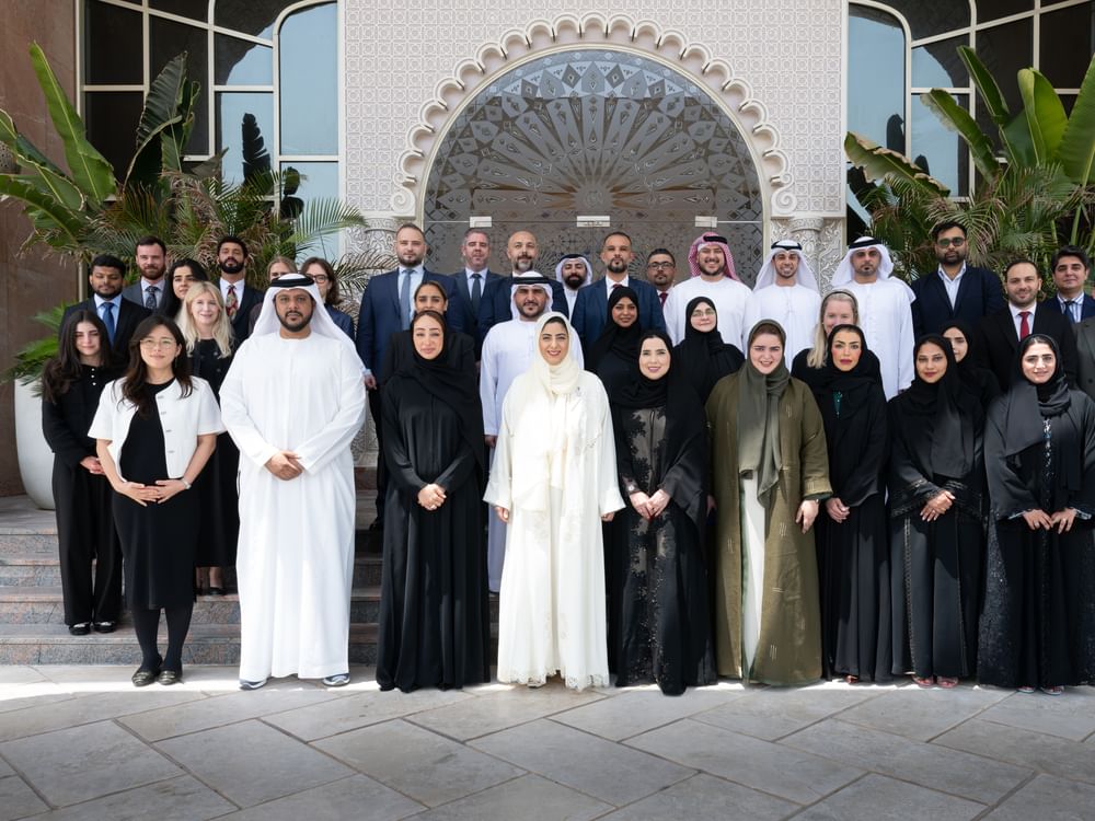 Shamma bint Sultan bin Khalifa receives Tomouh team