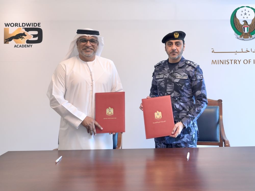 Ministry of Interior signs MoU with World Wide Academy (K9)