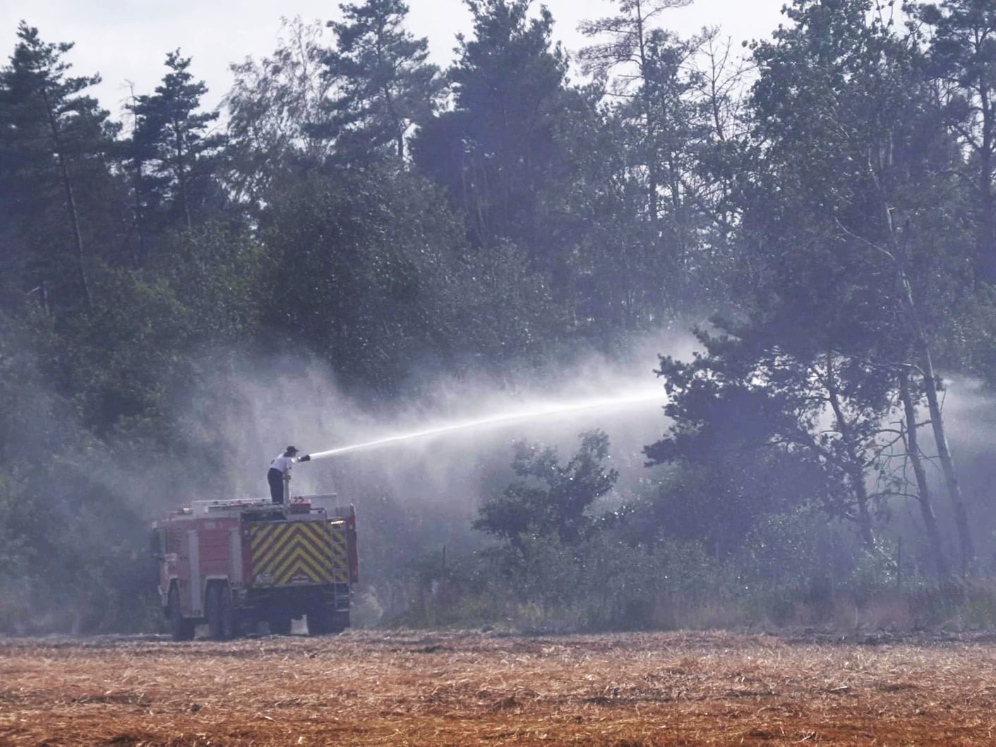 Over 1,000 firefighters battle wildfires in eastern Germany
