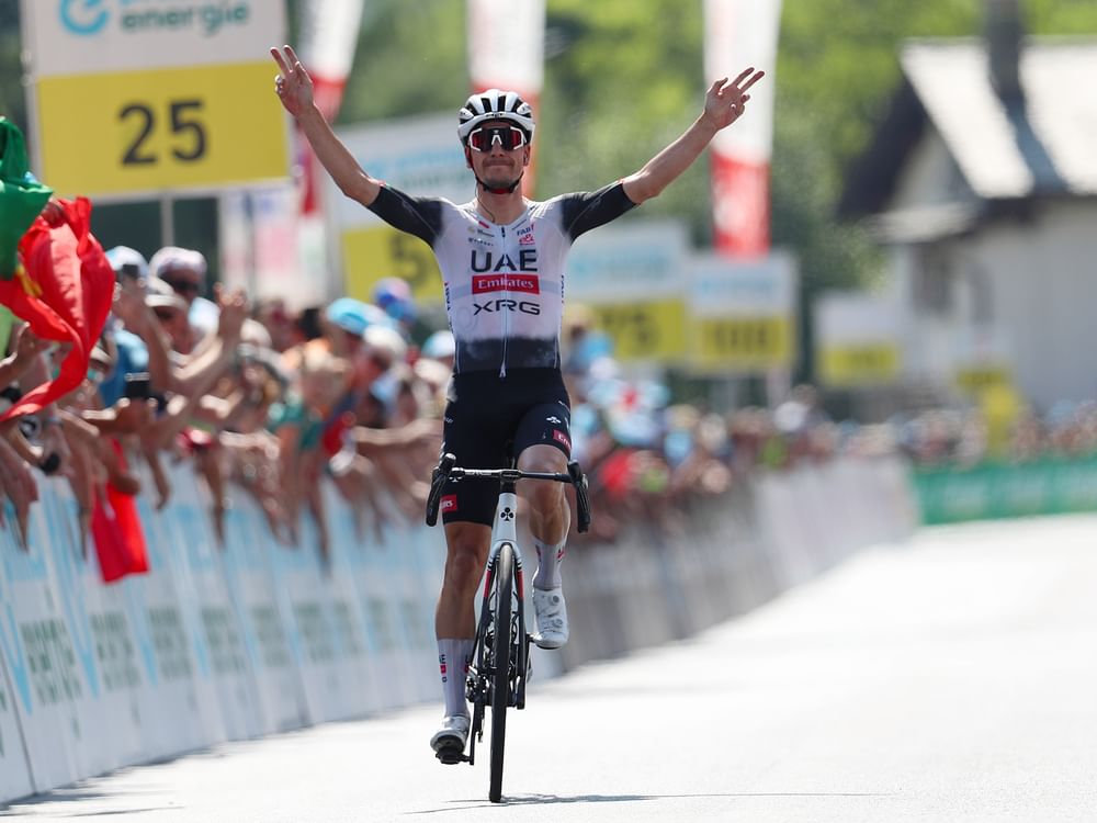 Ciclista português da equipe UAE Team Emirates vence 4ª etapa da Volta à Suíça