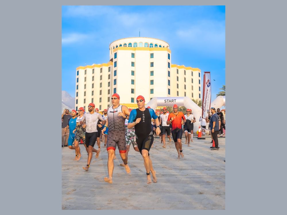 Over 400 athletes compete in Oceanic Khorfakkan Triathlon