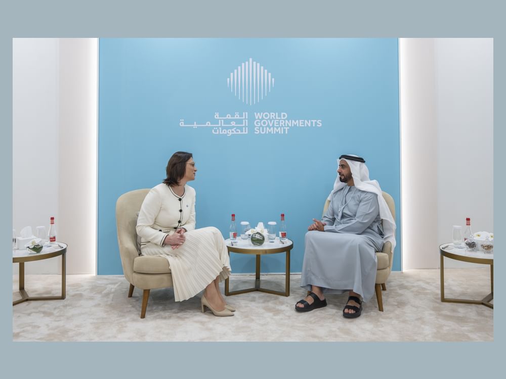 Saif bin Zayed discusses security cooperation with Moldovan Minister of Internal Affairs