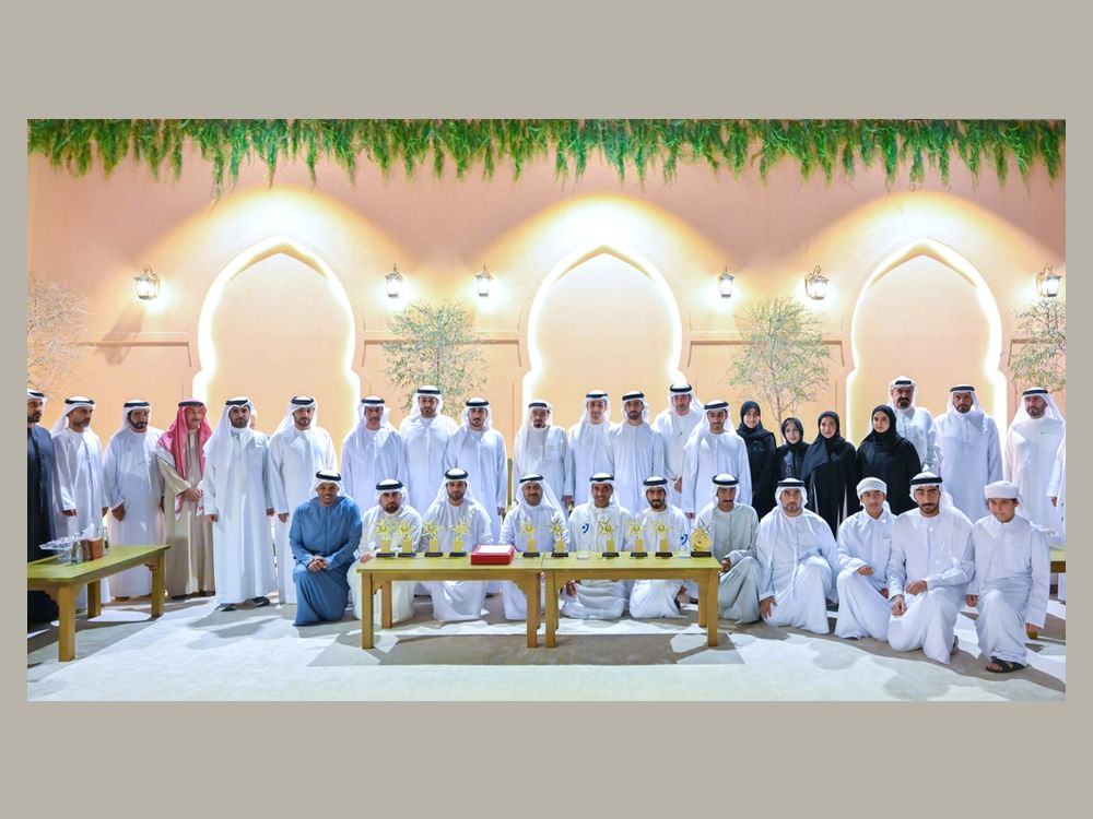 حميد بن راشد يستقبل وفد شرطة عجمان الحاصل على جوائز محلية وعربية ودولية