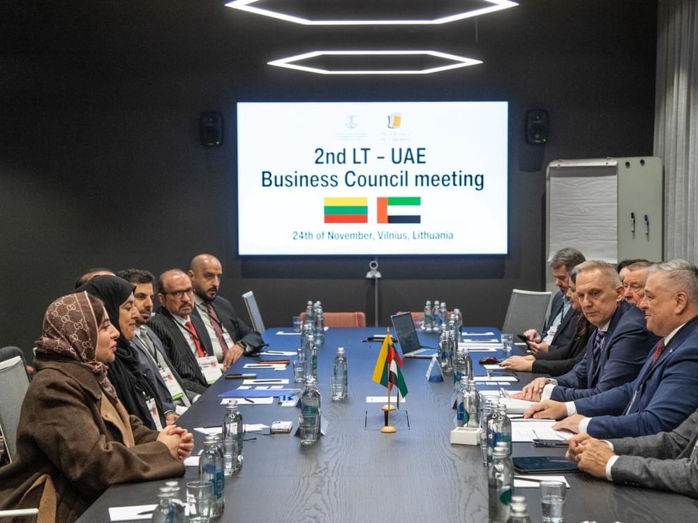 منتدى الأعمال الإماراتي الليتواني الـ2 يبحث تعزيز الاستثمار وتوسيع الأعمال