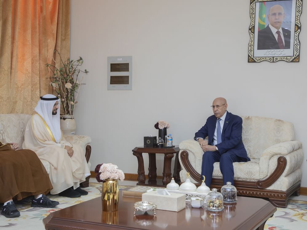الرئيس الموريتاني يستقبل رئيس “الهيئة العامة للشؤون الإسلامية”