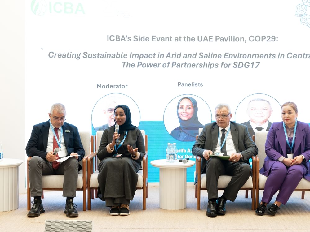 COP29..جناح الإمارات يبحث عن حلول لاستدامة الغذاء ومواجهة ندرة المياه  