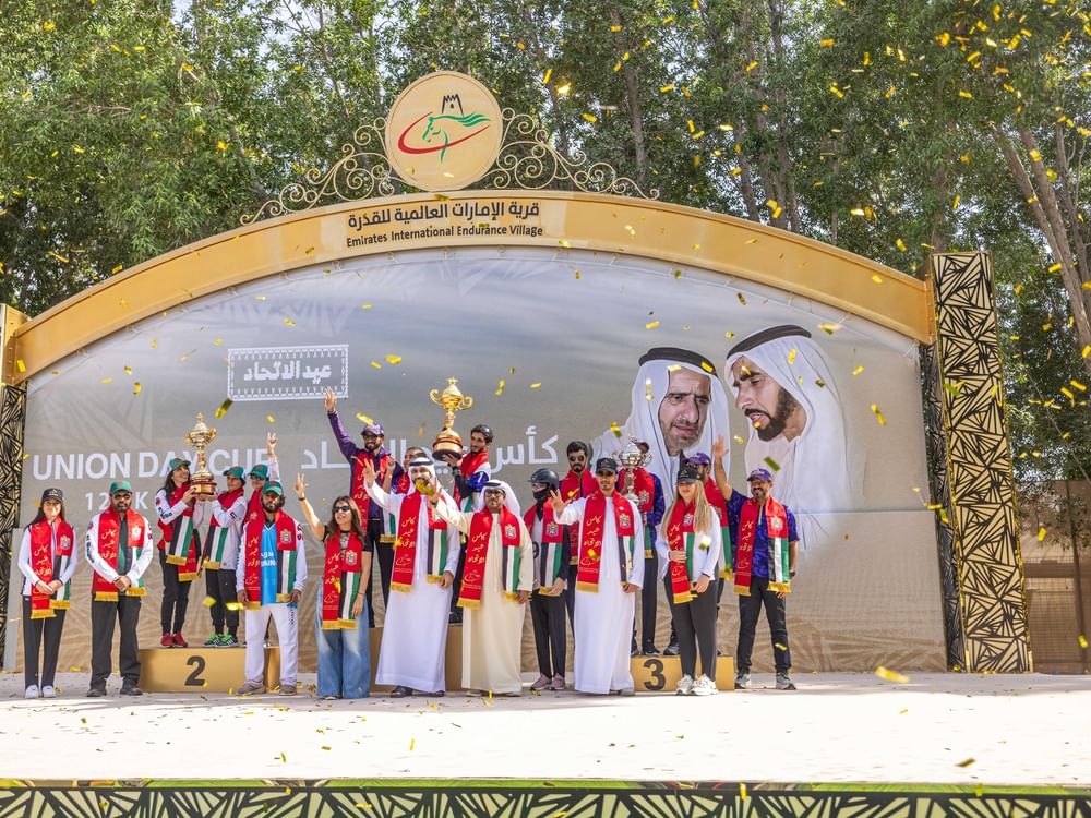 إسطبلات "المغاوير" تحرز لقب سباق كأس "عيد الاتحاد" للقدرة
