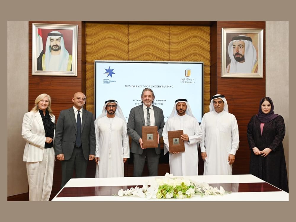 UAE Chambers signs MoU with Australian Chamber of Commerce and Industry