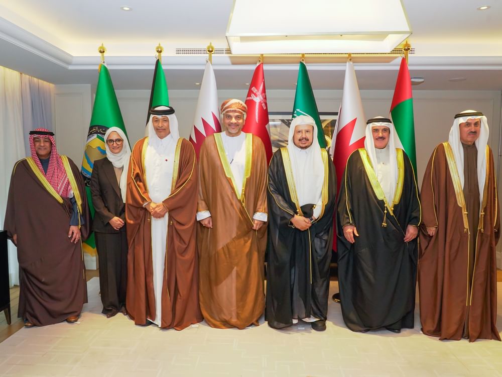 صقر غباش يشارك في الاجتماع التنسيقي لرؤساء المجالس التشريعية الخليجية في بروكسل