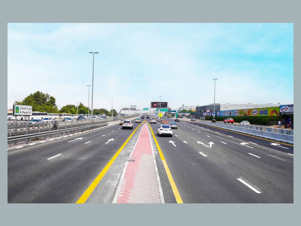 RTA enhances traffic flow between Sheikh Zayed & Al Khail Roads via Al Meydan St