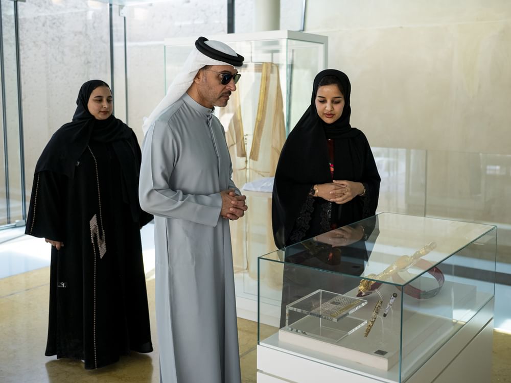Hazza bin Zayed visits Qasr Al Muwaiji in support of preserving heritage, cultural sites in Al Ain Region