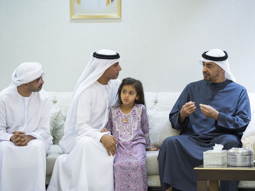 UAE President offers condolences on passing of Ali Musabbeh Al Shamsi in Al Ain