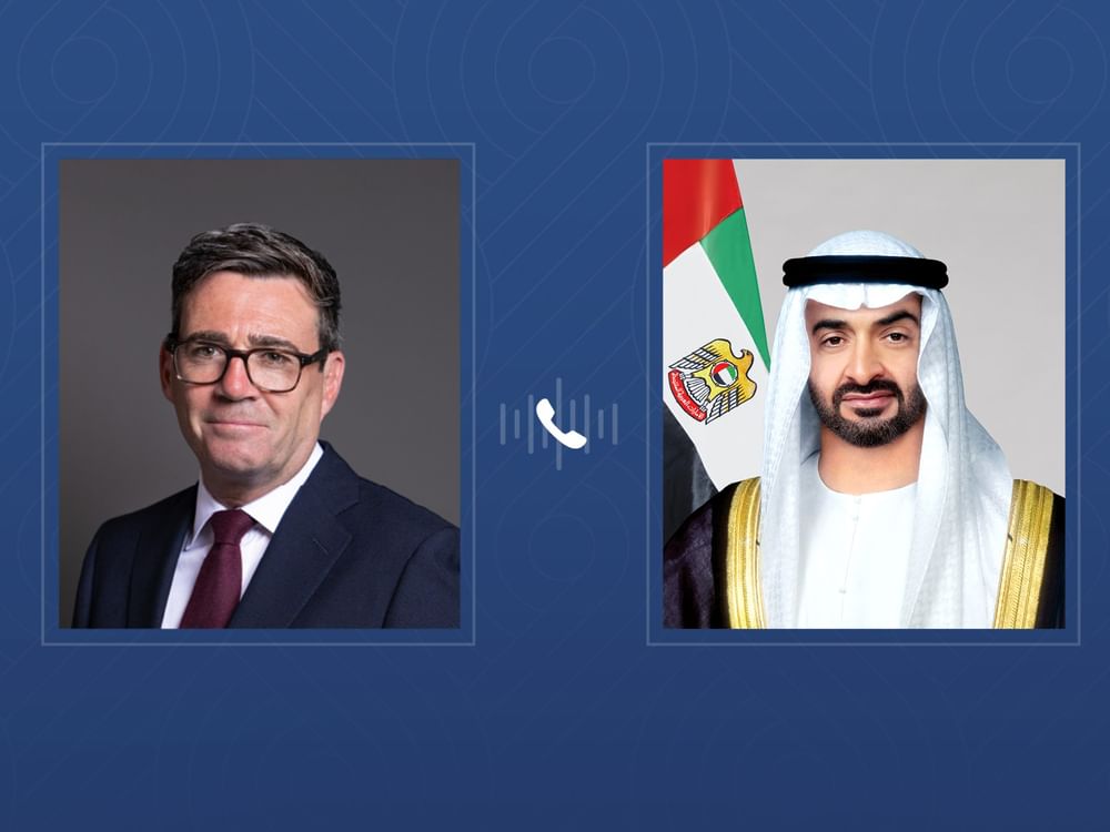 Presidente dos Emirados Árabes Unidos e primeiro-ministro britânico discutem relações bilaterais por telefone