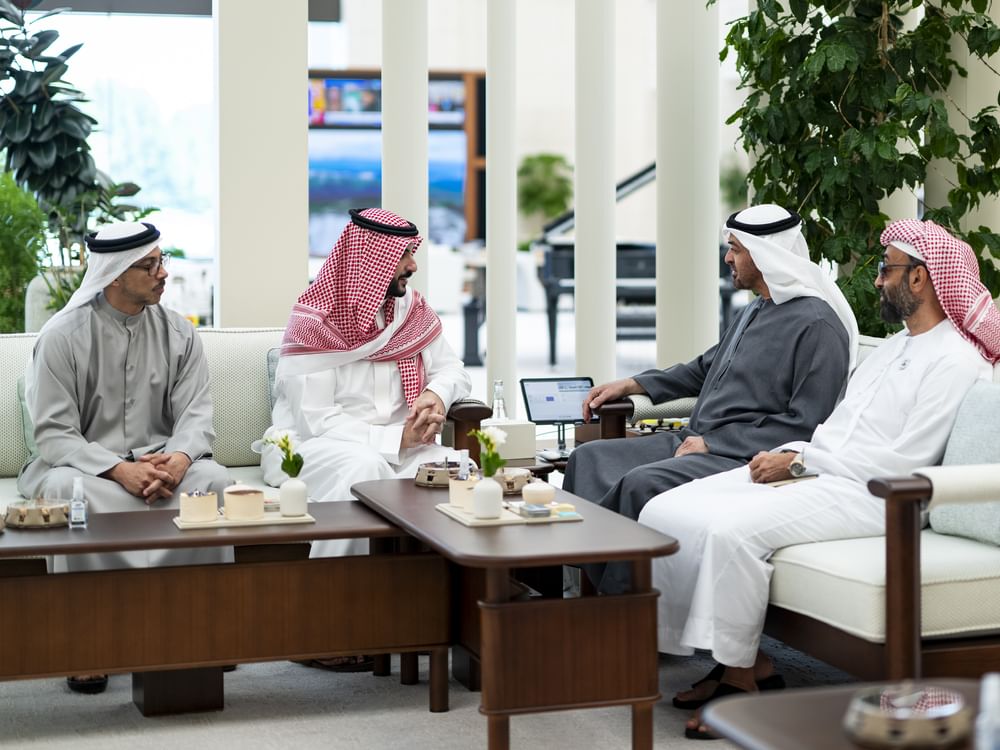 UAE President receives Prince Khalid bin Salman Al Saud