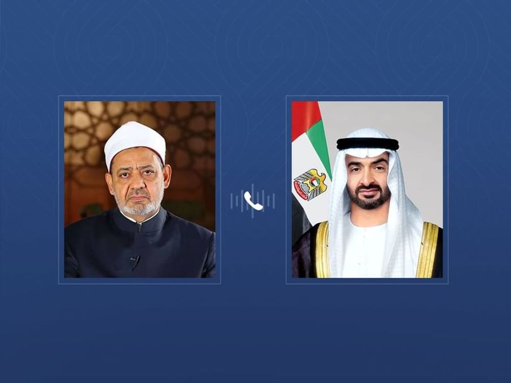 El gran imán de Al Azhar condena los ataques iraníes en una llamada con el presidente de Emiratos