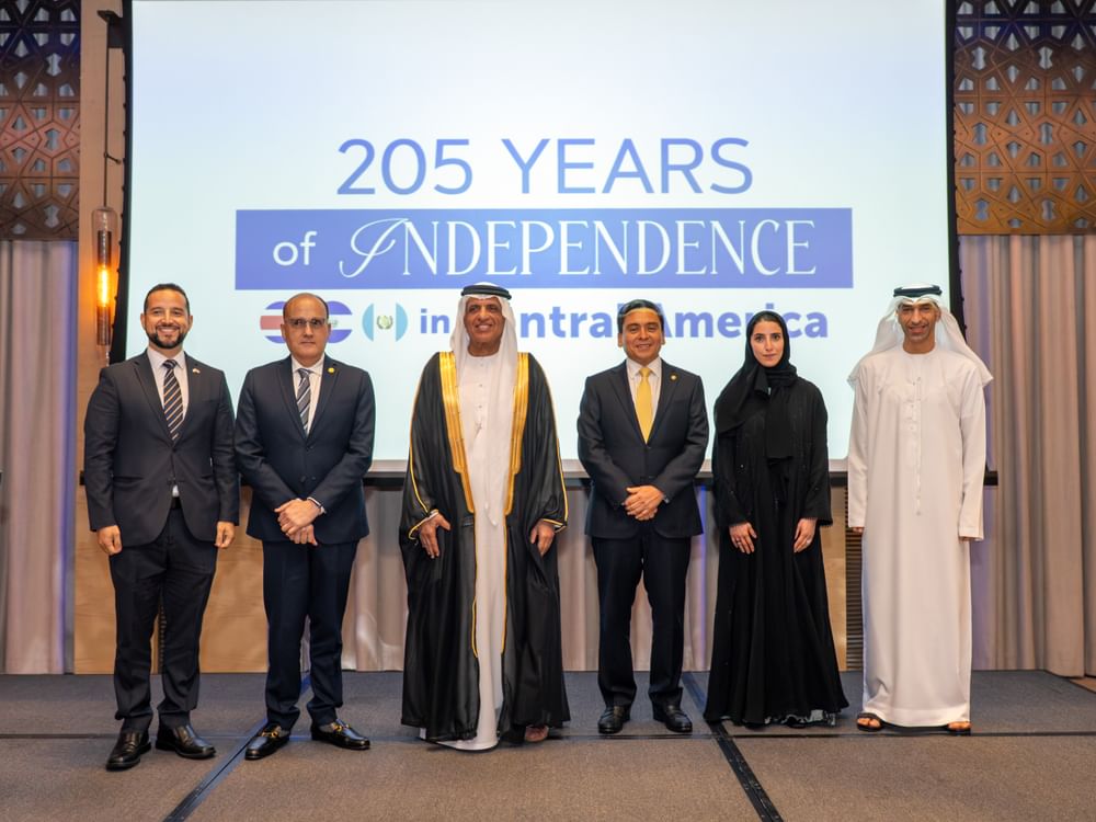 سعود بن صقر يشهد احتفال دول أمريكا الوسطى بالذكرى الـ 205 لاستقلالها في رأس الخيمة