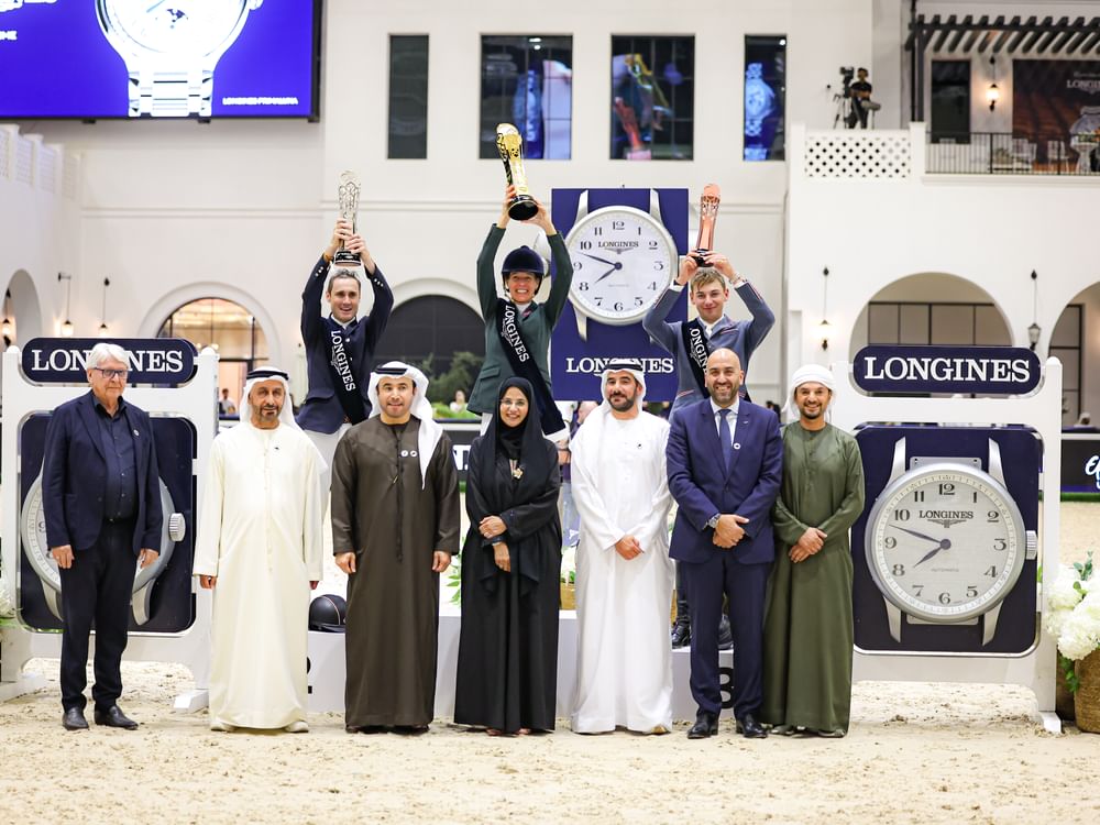 الفارسة البرازيلية لوسيانا تحصد لقب "دولية الإمارات" لقفز الحواجز