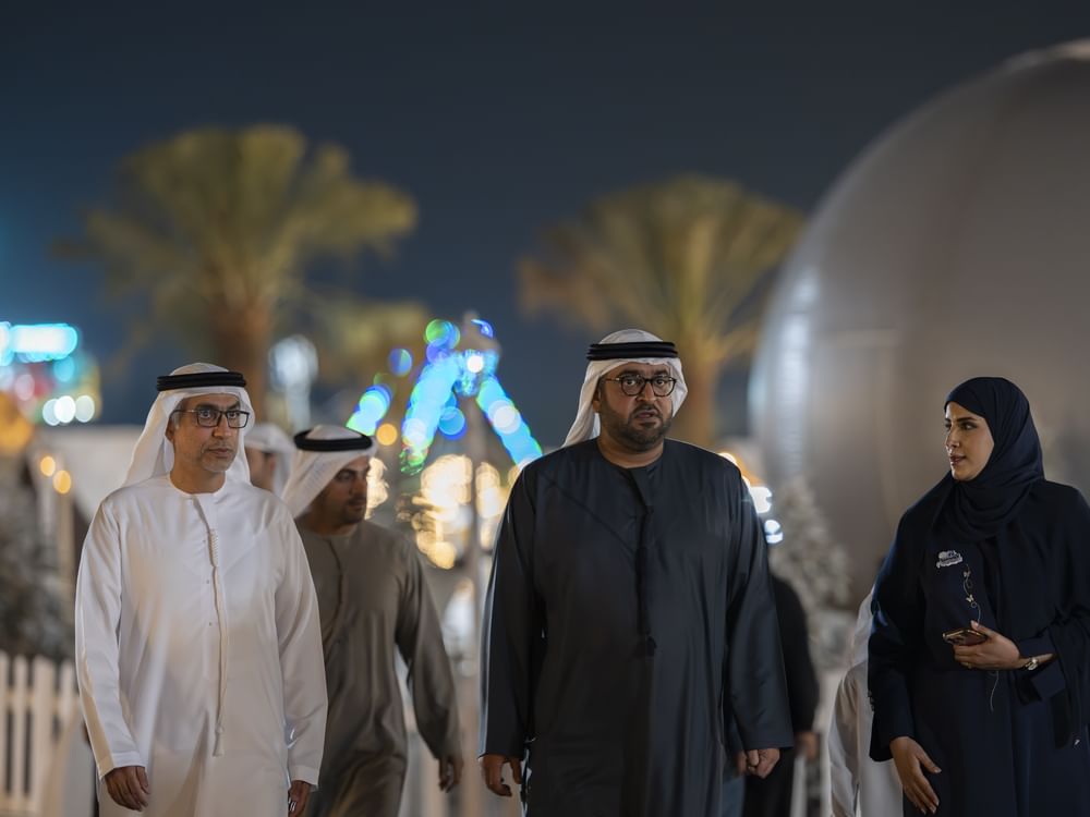 Mohammed bin Hamdan bin Zayed attends opening of Al Ain Winterland at Hazza bin Zayed Stadium