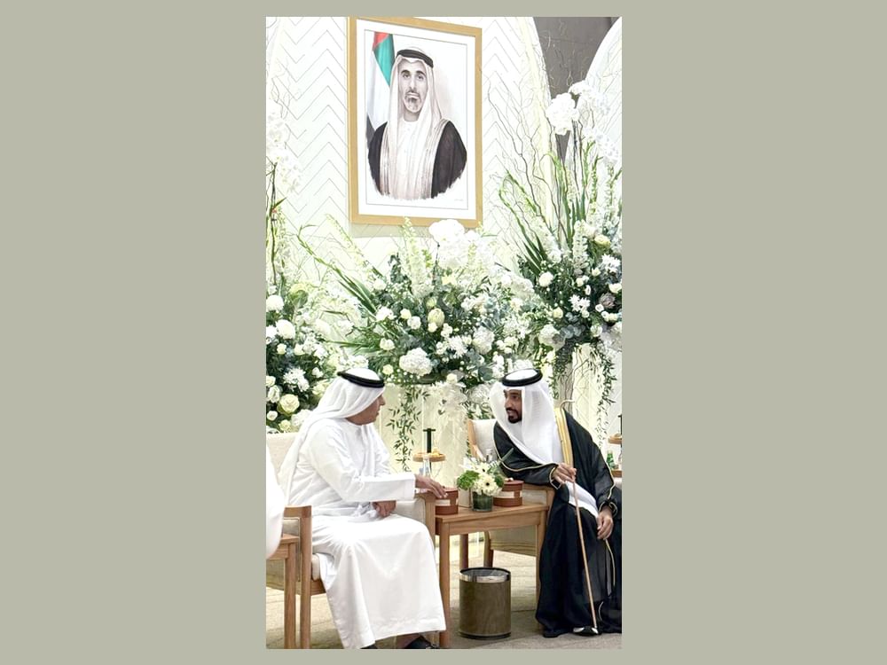 سالم بن سلطان القاسمي يحضر حفل استقبال بمناسبة زفاف أحمد محمد الظهوري