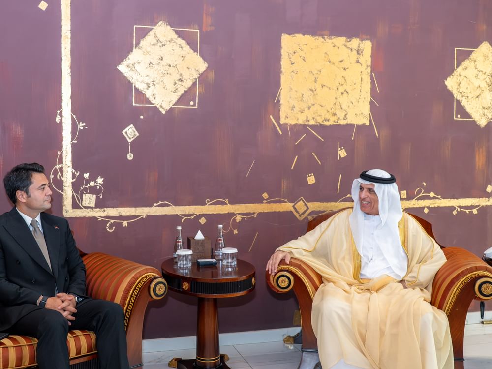 سعود بن صقر يستقبل قنصل عام تركيا