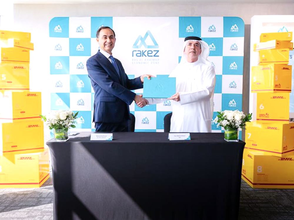 RAKEZ inks MoU with DHL Express to boost logistics solutions for SMEs