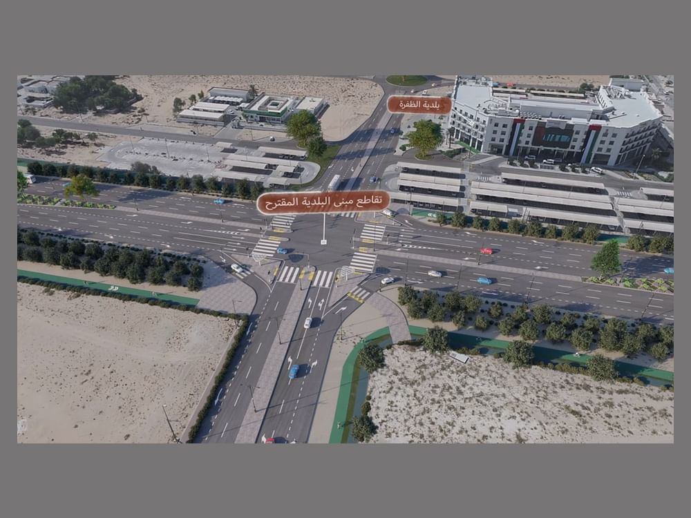 بلدية الظفرة تنفذ تطوير وتأهيل طريق الشيخة سلامة بنت بطي بمدينة زايد