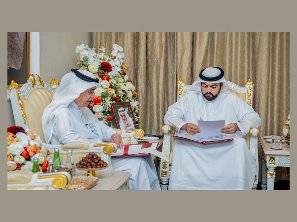 محمد الشرقي يلتقي رئيس جامعة الفجيرة ويطلع على مستجدات عملها