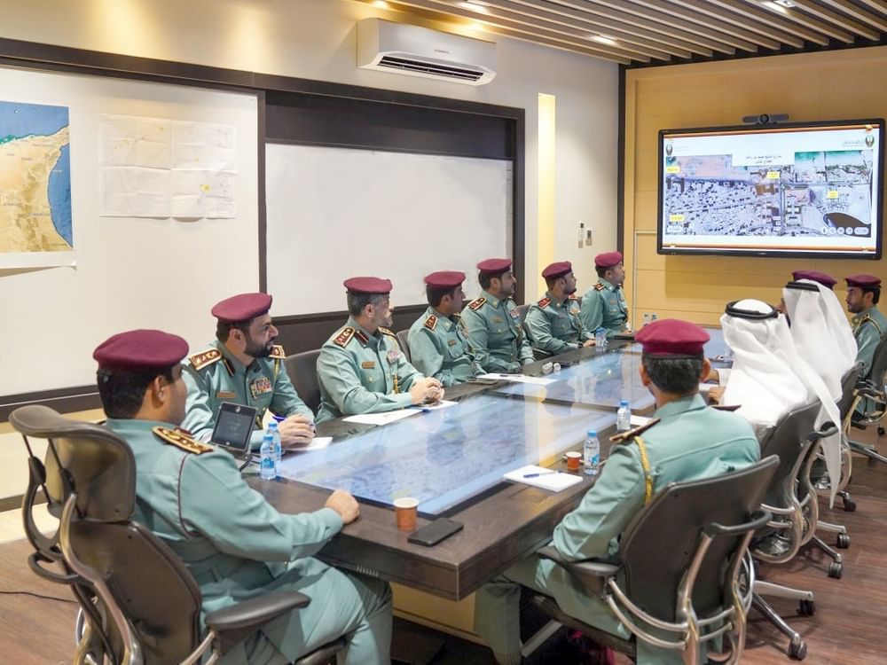 شرطة عجمان تكمل استعداداتها لاحتفالات استقبال العام الجديد 