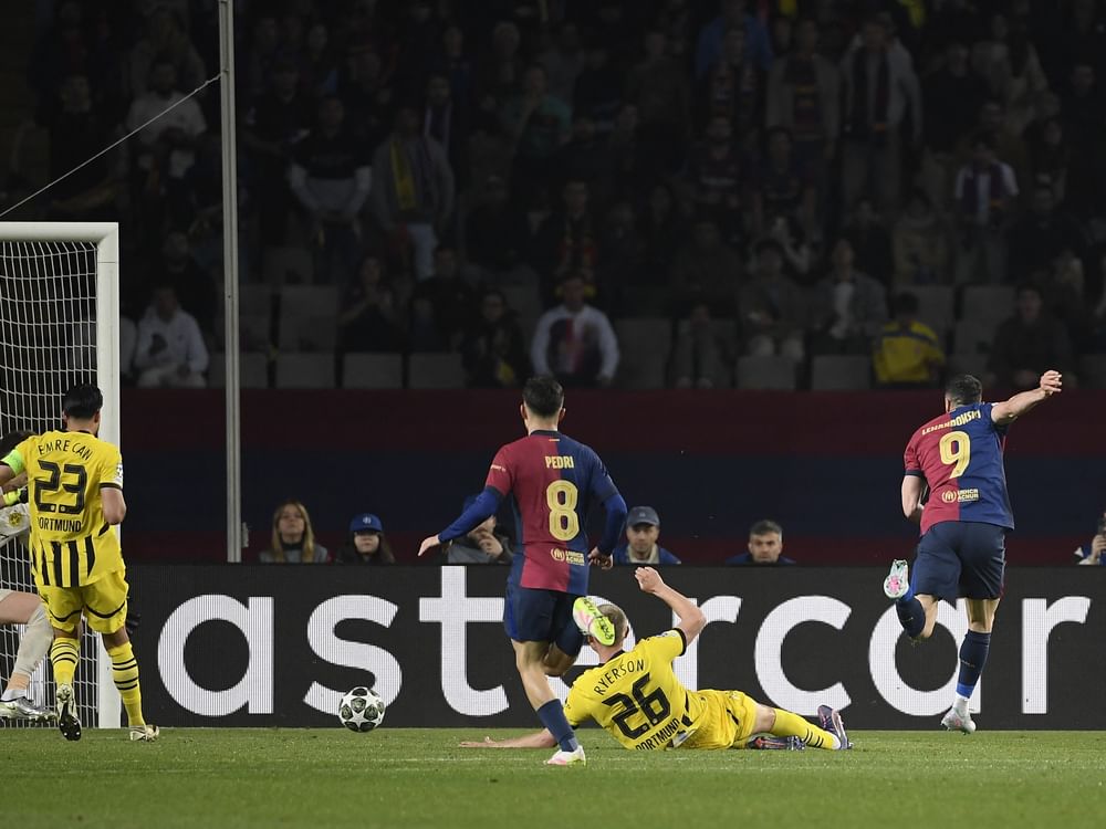 فوز برشلونة وباريس سان جيرمان في ذهاب ربع نهائي دوري أبطال أوروبا