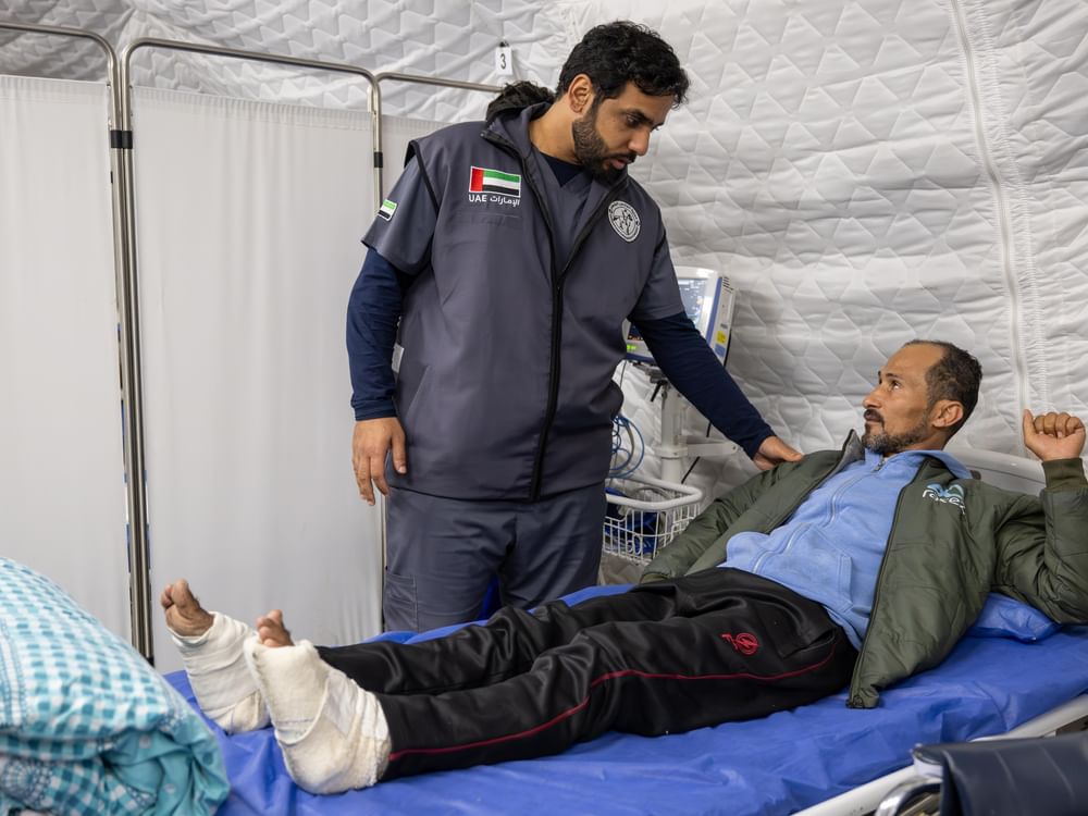 UAE Floating Hospital in Al Arish continues providing healthcare to Palestinian patients under 'Operation Chivalrous Knight 3'