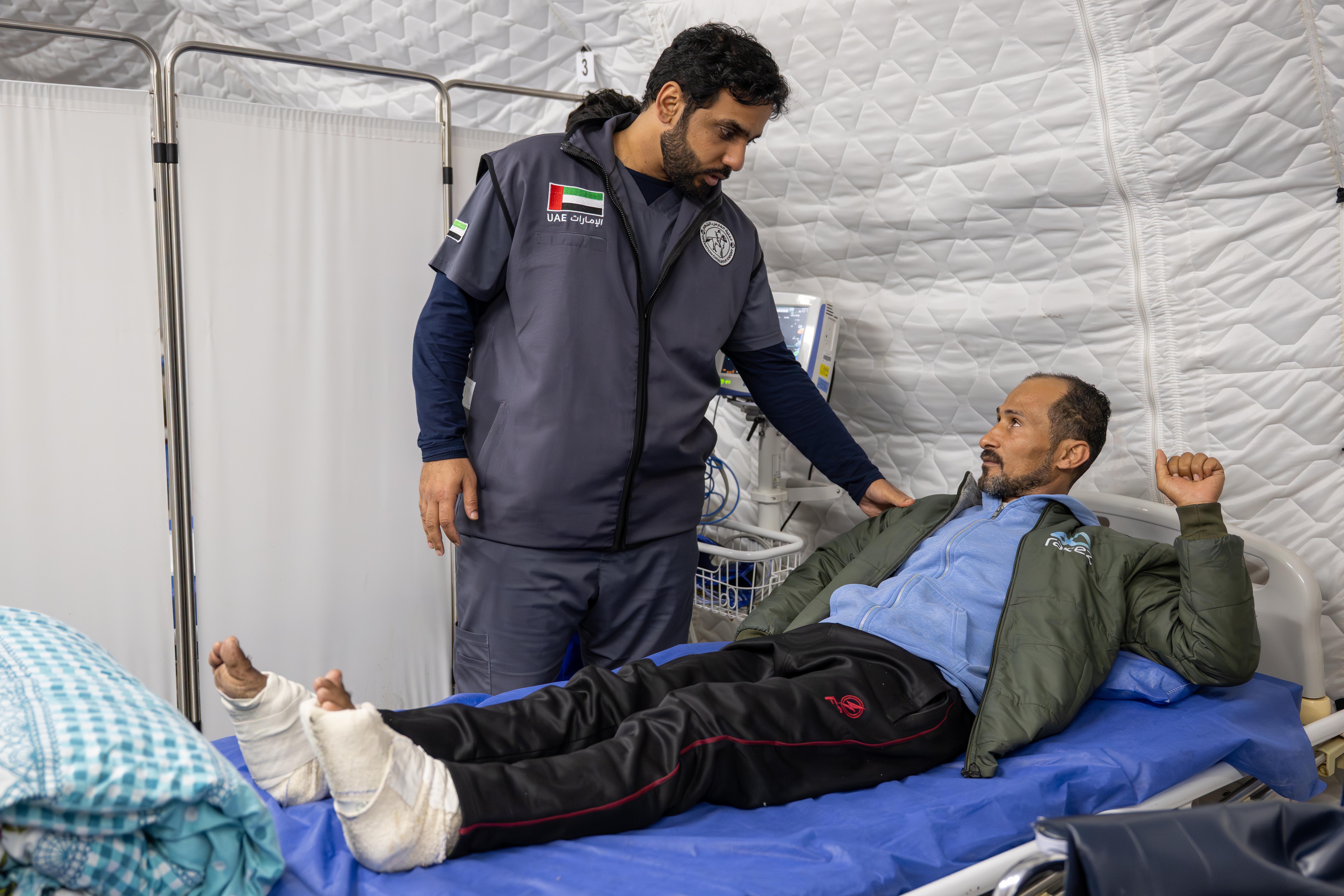 UAE Floating Hospital in Al Arish continues providing healthcare to Palestinian patients under ‘Operation Chivalrous Knight 3’