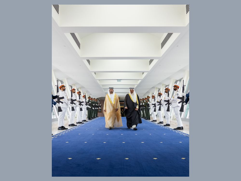 Maktoum bin Mohammed sees off Prime Minister of Kuwait