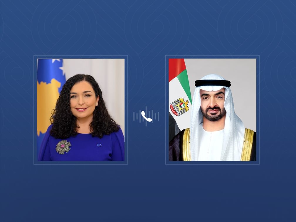 UAE President receives phone call from President of Kosovo condemning Iranian attacks