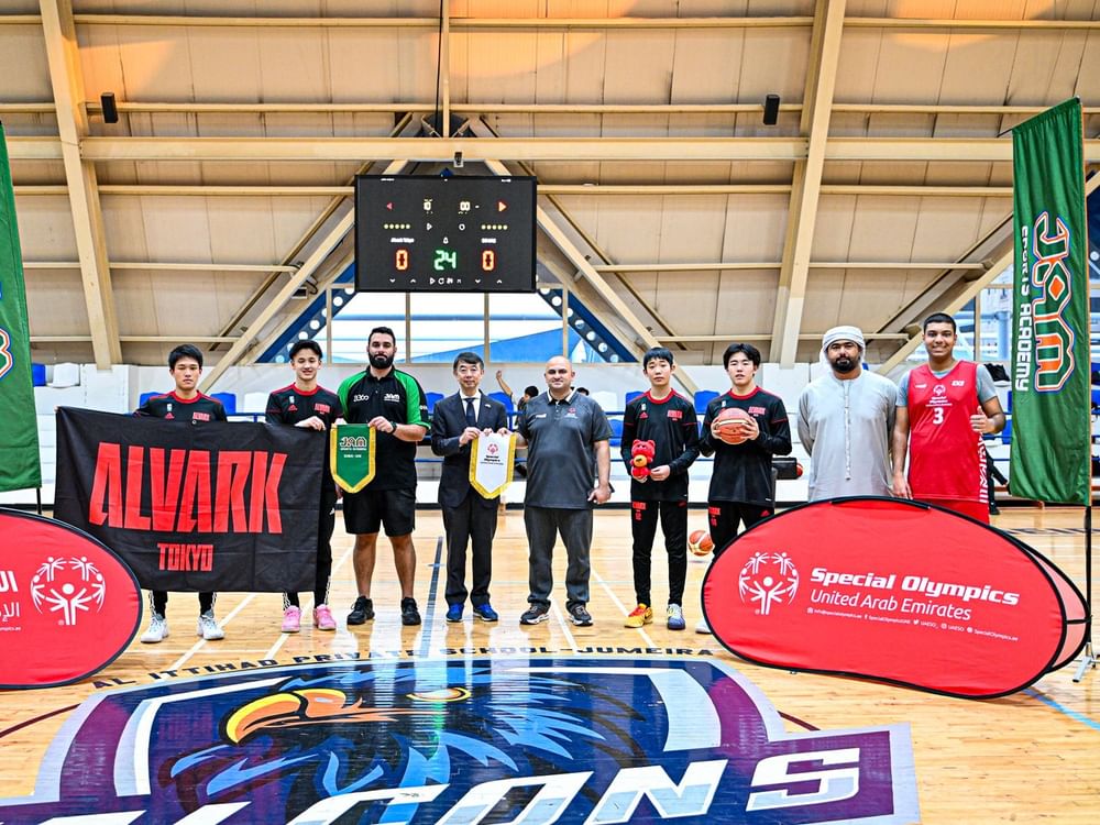 Special Olympics UAE concludes basketball programme with Japan’s Alvark Tokyo