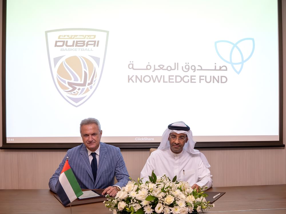 Dubai Knowledge Fund Establishment signs MoU with Dubai Basketball to provide AED1.95 mn in financial support for  ‘Dubai Schools’ project