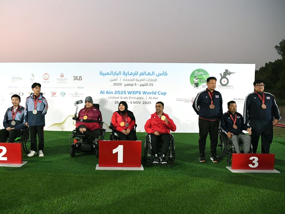 الإمارات تحصد "ذهبية وفضية" في مونديال الرماية البارالمبية بالعين